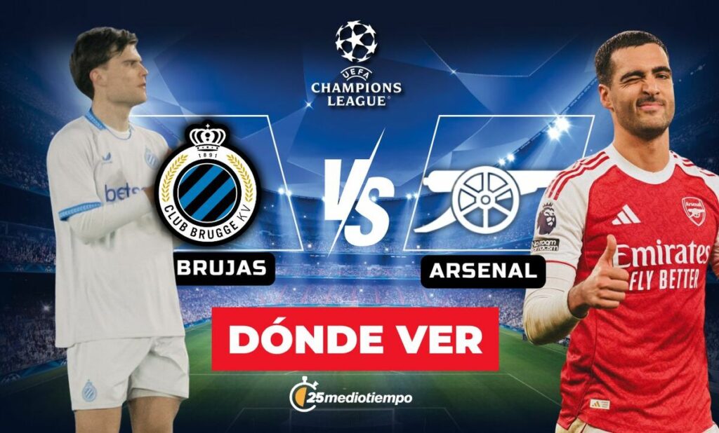 Brujas vs Arsenal EN VIVO: Sigue el Partido de la Champions League 2025