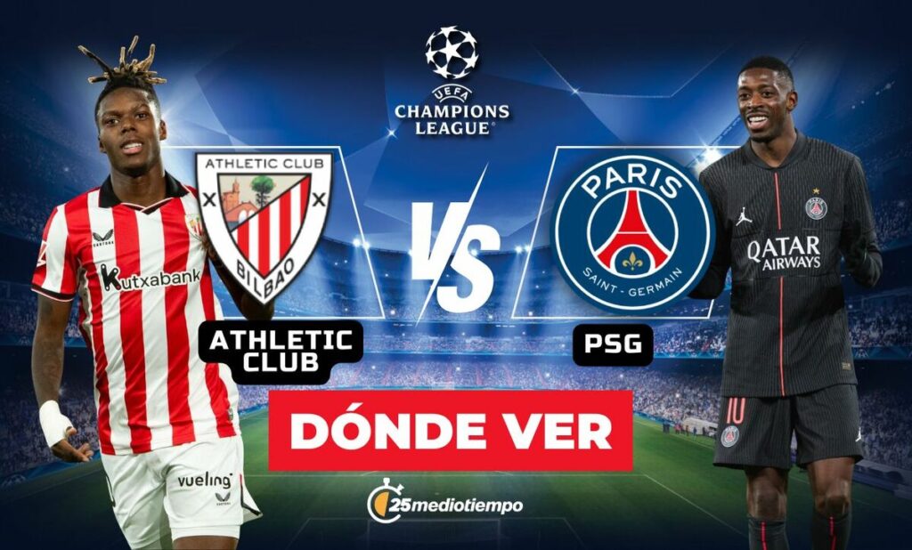 Athletic Club vs. PSG: Transmisión EN VIVO del Partido de Champions League 2025