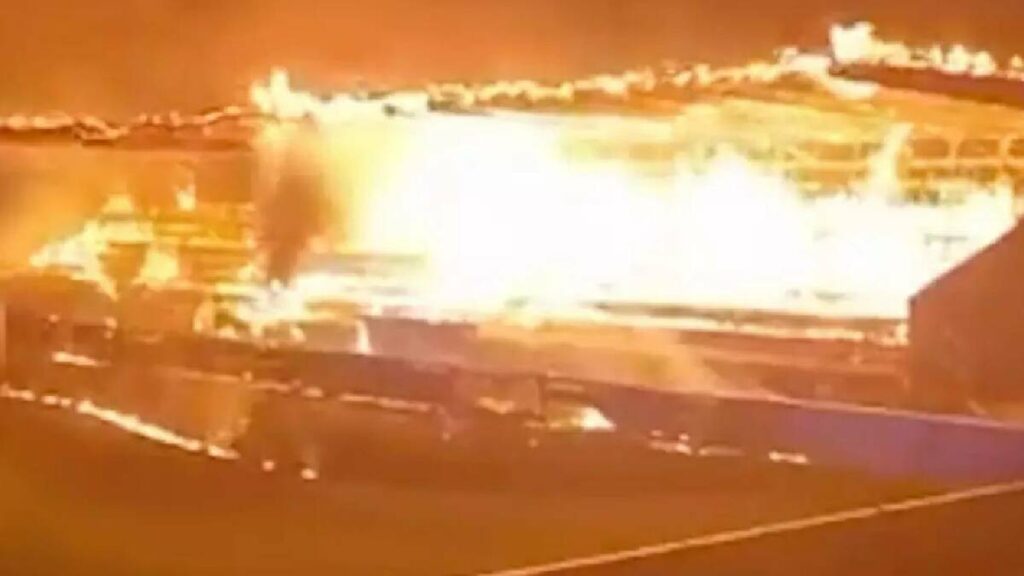 Incendio en Estadio Europeo Tras Descenso del Equipo: Un Trágico Suceso