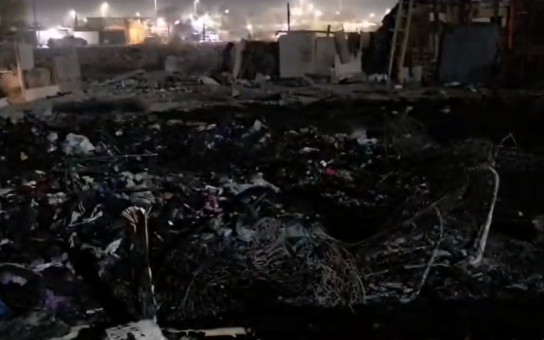 Incendio en Ciudad Juárez Devasta Viviendas de Madera en la Colonia Carlos Chavira