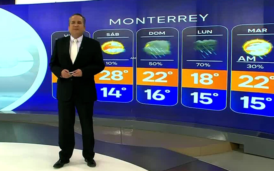 Pronóstico del Tiempo para Monterrey: Clima del Viernes 12 de Diciembre