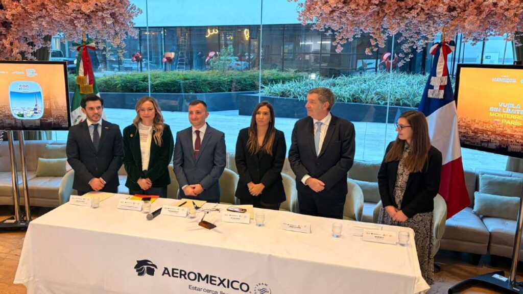 Aeroméxico Lanza Vuelo Directo Desde Monterrey a París para Abril de 2026