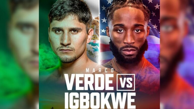Marco Verde vs. Raphael Igbokwe: Todos los Detalles de la Pelea de Box EN VIVO