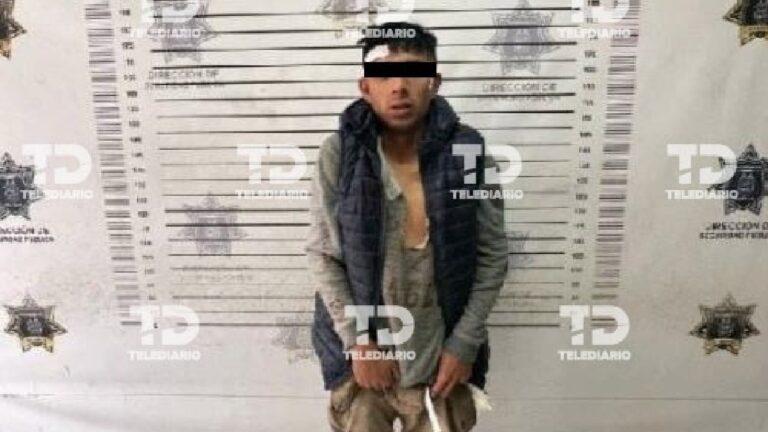 Detención de Francisco por daños a un Jeep afuera de la pizzería en Saltillo
