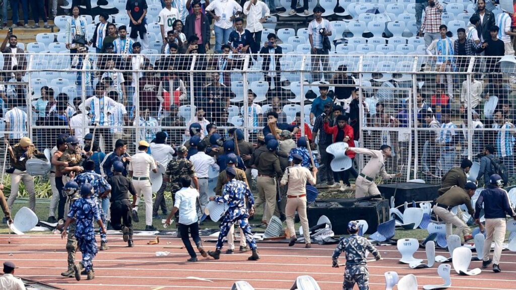 Frustración de Aficionados en India: Vandalismo Durante Breve Visita de Messi