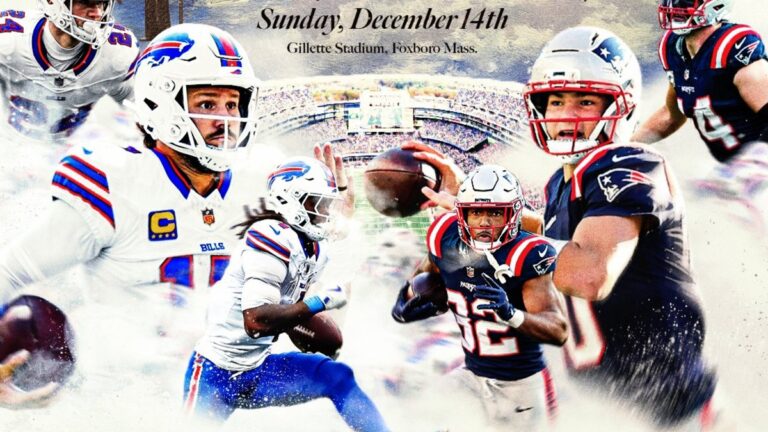 Bills vs Patriots: Cómo VER EN VIVO el Partido de la Semana 15 de la NFL 2025