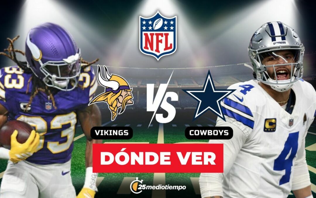 Vikings vs Cowboys: ¿Cómo y dónde ver la emocionante transmisión en vivo de Sunday Night Football en Semana 15 de la NFL?