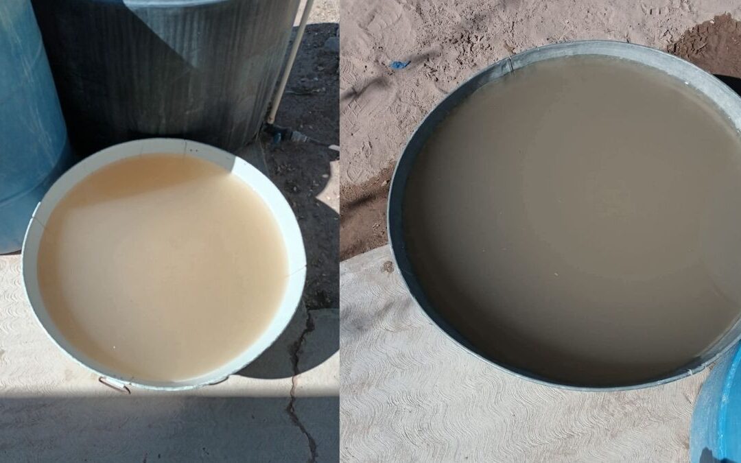 Ejido El Estribo muestra la crisis de agua potable causada por pipas de San Pedro