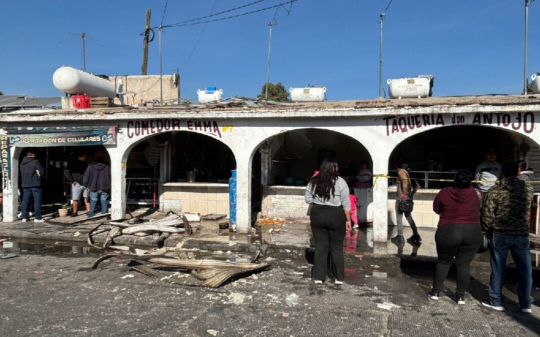 Explosión por fuga de gas en Durango: Cuatro locales comerciales afectados y una persona lesionada