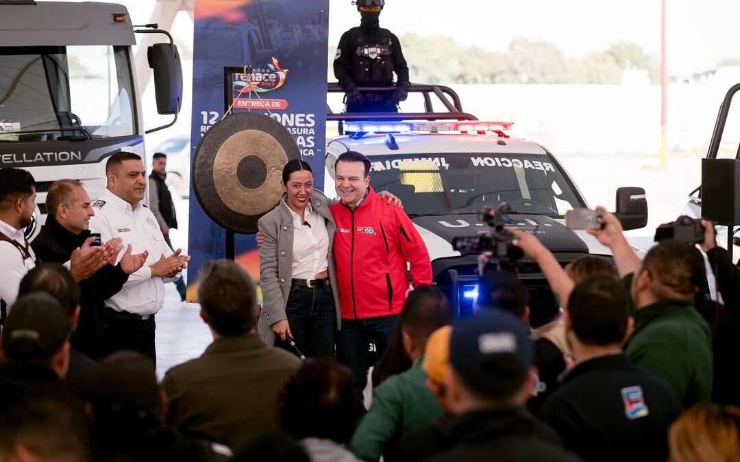 Esteban y Betzabé Refuerzan Servicios Públicos con Nuevos Camiones Recolectores y Patrullas en Gómez Palacio