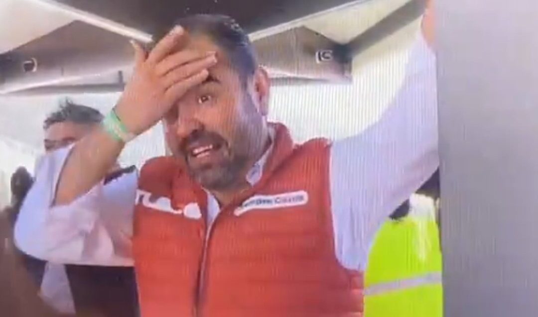 Gerardo Quirino de Tlajomulco pierde el tren en la inauguración de la Línea 4 | VIDEO