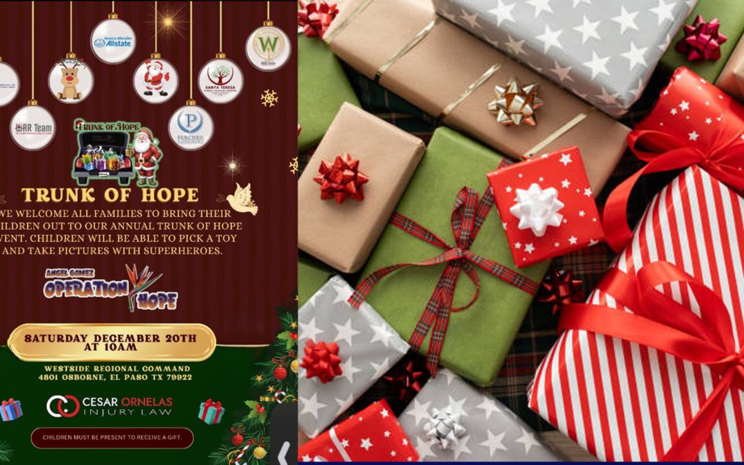 Trunk of HOPE Holiday: Una Celebración Navideña para Familias y Policía en El Paso