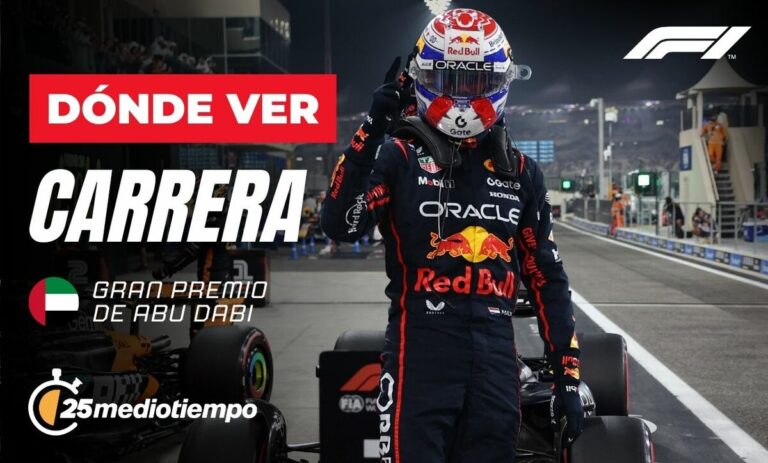 Gran Premio de Abu Dhabi: Horario y Dónde Ver la Última Carrera de la F1