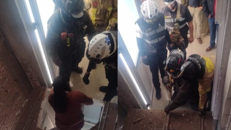 Elevador atrapado en Durango: cinco mujeres rescatadas tras tensa espera
