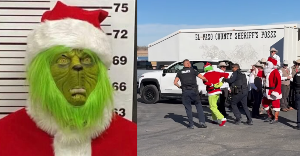 Arresto de ‘El Grinch’ por robo de regalos y ataque a la Navidad en Sunland Park