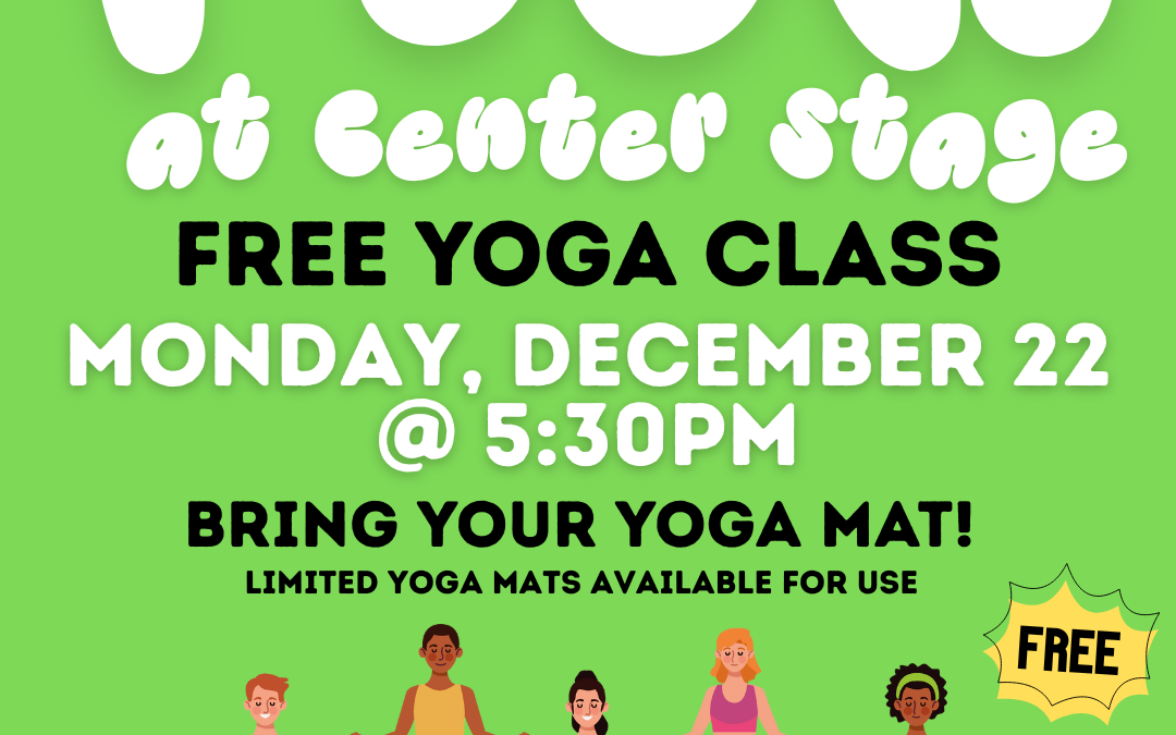 Únete a Flow at Center Stage: Clases Gratuitas de Yoga en Indio