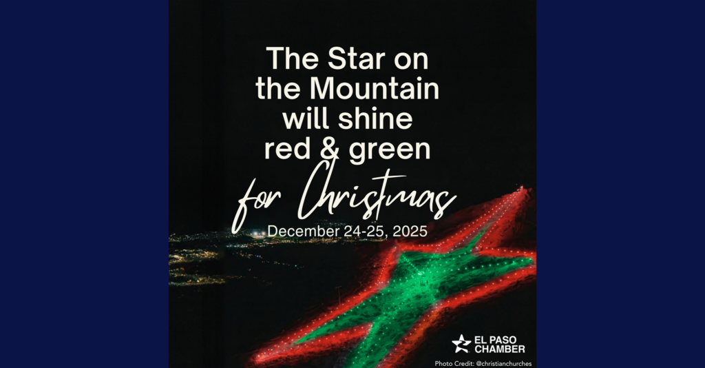 La Estrella de El Paso Resplandecerá en Colores para Celebrar la Navidad