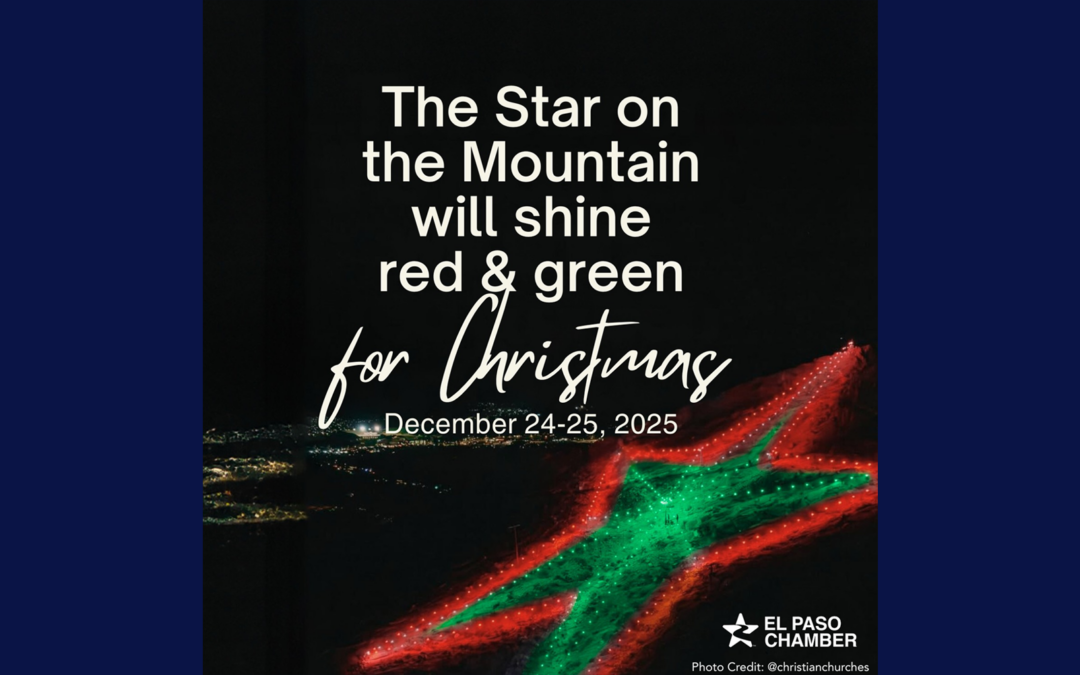 La Estrella de El Paso Resplandecerá en Colores para Celebrar la Navidad