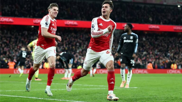 Arsenal Golea al Aston Villa y Consolida su Liderato en la Premier League