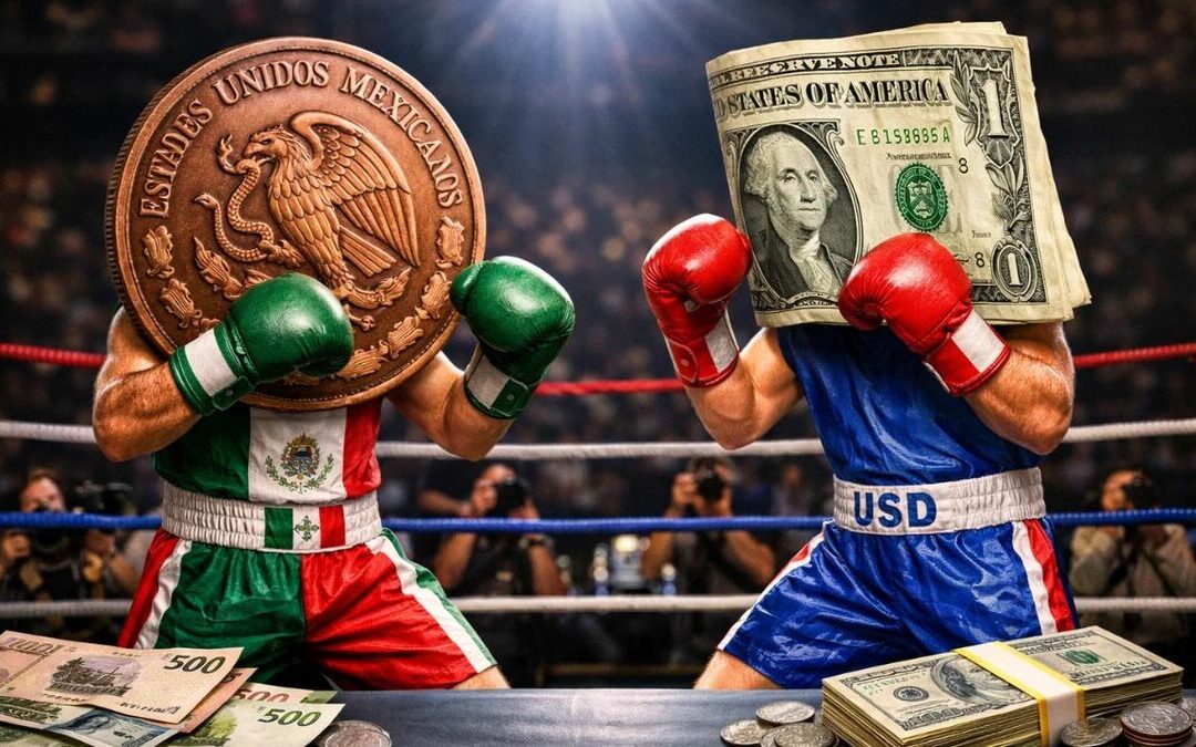 El Peso Mexicano se Fortalece: Cierra 2025 a 17.97 por Dólar