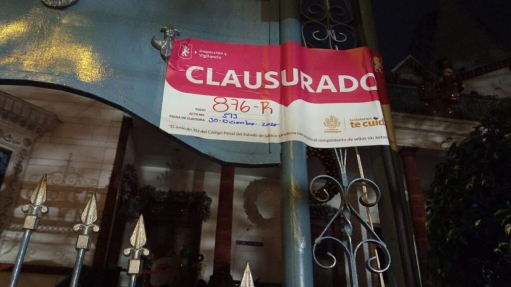 Guadalajara Actúa Contra el Ruido: Clausura de Mansión Clover Lawn por Infracción de Niveles de Sonido