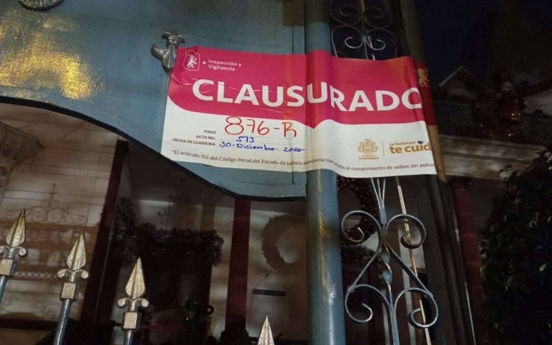 Guadalajara Actúa Contra el Ruido: Clausura de Mansión Clover Lawn por Infracción de Niveles de Sonido
