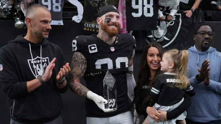 Maxx Crosby envía un mensaje contundente a la directiva de Las Vegas Raiders