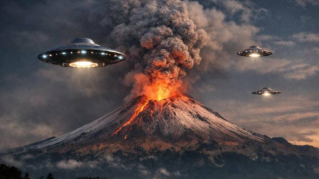 Ovnis sobre el Popocatépetl: Extraños objetos luminosos captados en 2025