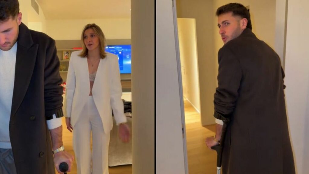 La hermana de Santi Gimenez se burla de su lesión con un divertido chiste en Tik Tok