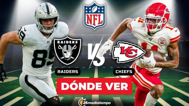 ¿Cuándo y dónde ver EN VIVO Chiefs vs Raiders en la emocionante Semana 18 de la NFL?