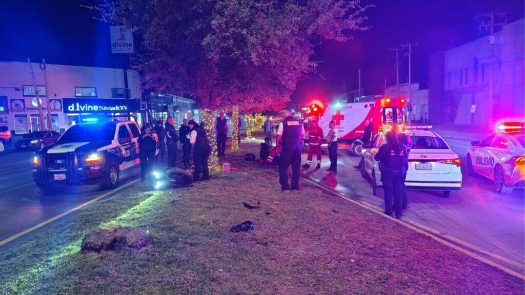 Accidente de Motociclista en Independencia y Comonfort: Deslizamiento en Retorno