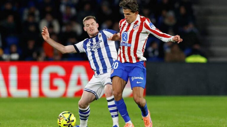 El Atlético de Madrid empata contra la Real Sociedad y pierde terreno en la Liga Española