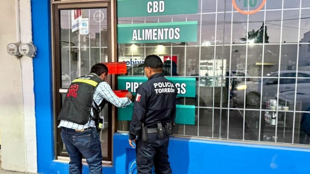 Clausura de Tienda de Productos Derivados de Cannabis en Torreón Genera Controversia