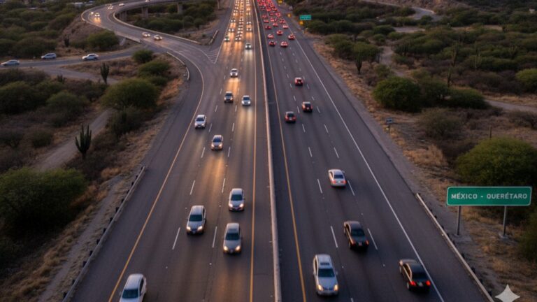 Cierre Parcial en la Autopista México-Querétaro por Choque: Actualizaciones en Vivo