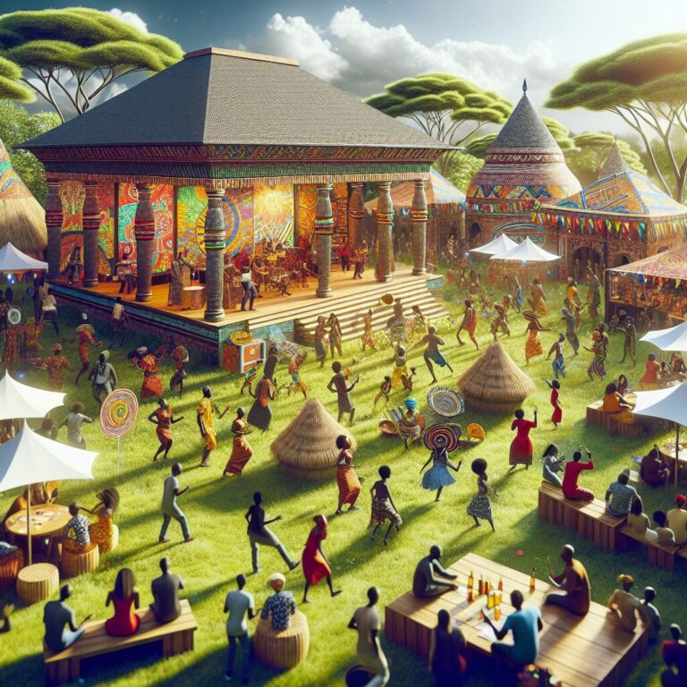 Exposición de Arte Africano en el Parque